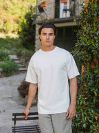 White Lago Di Como Oversized T-shirt