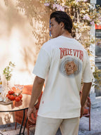 Off White Spaghetti Oversized T-shirt