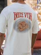 Off White Spaghetti Oversized T-shirt