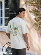 Beige Limone Oversized T-shirt