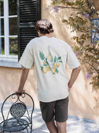 Beige Limone Oversized T-shirt