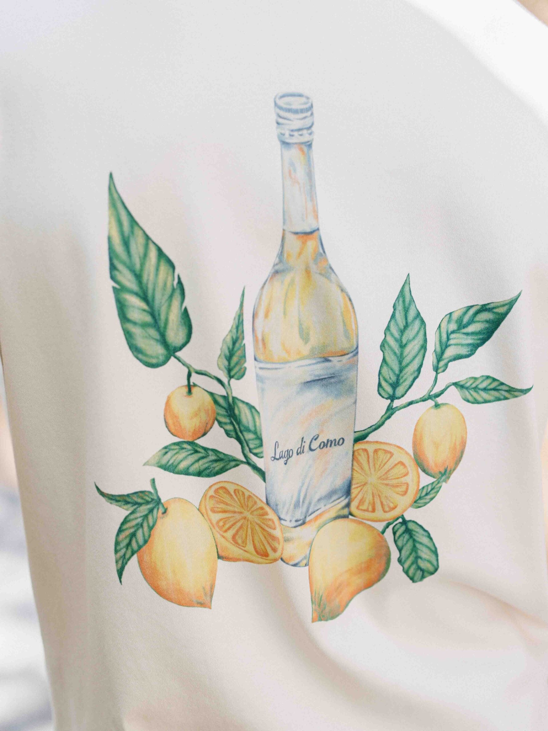 Beige Limone Oversized T-shirt