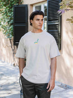 Taupe Lemon Oversized T-shirt