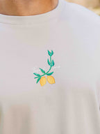Taupe Lemon Oversized T-shirt