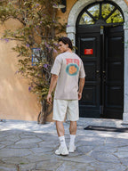 Taupe Spaghetti Oversized T-shirt