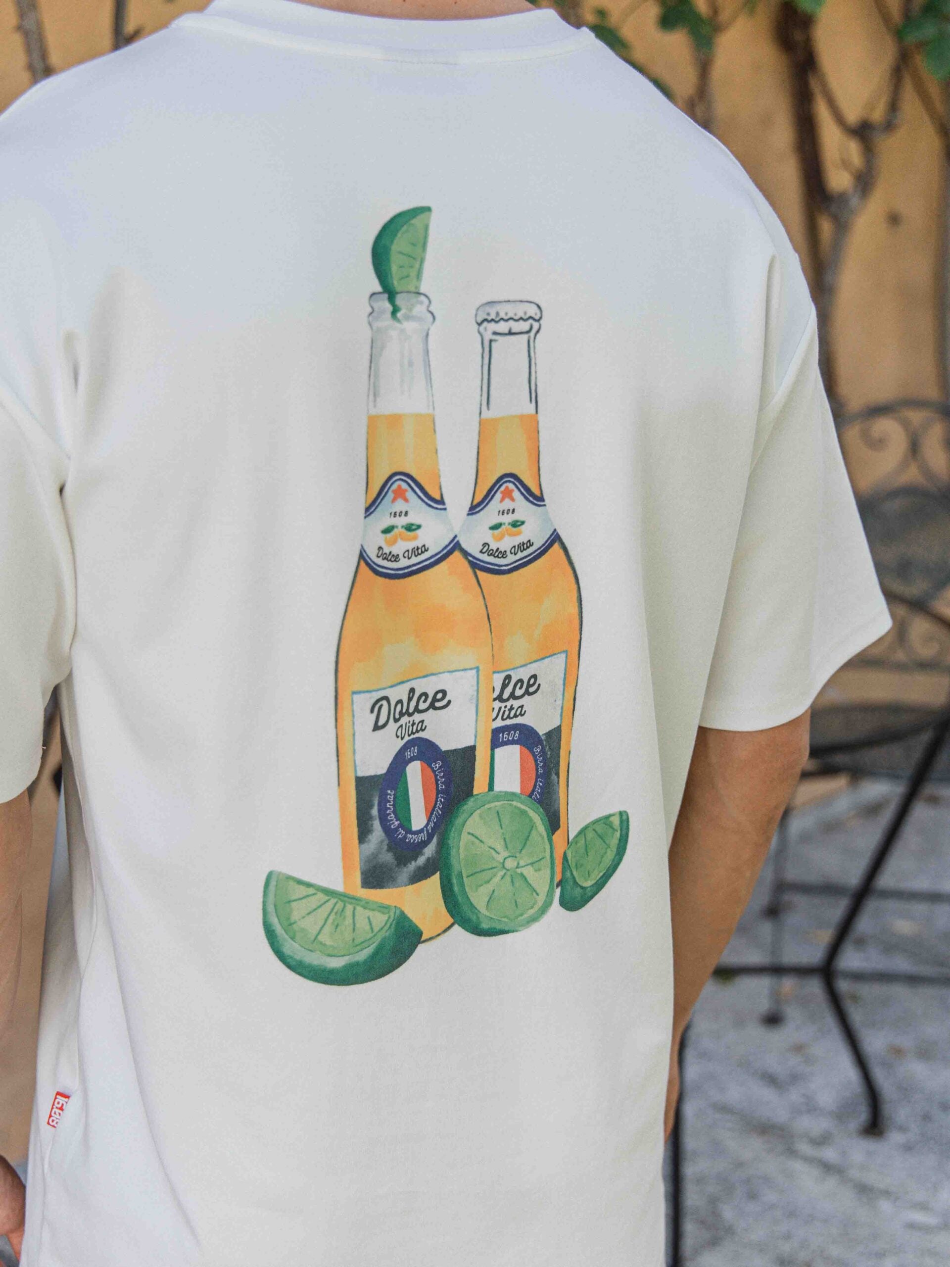 White Birra Oversized T-shirt