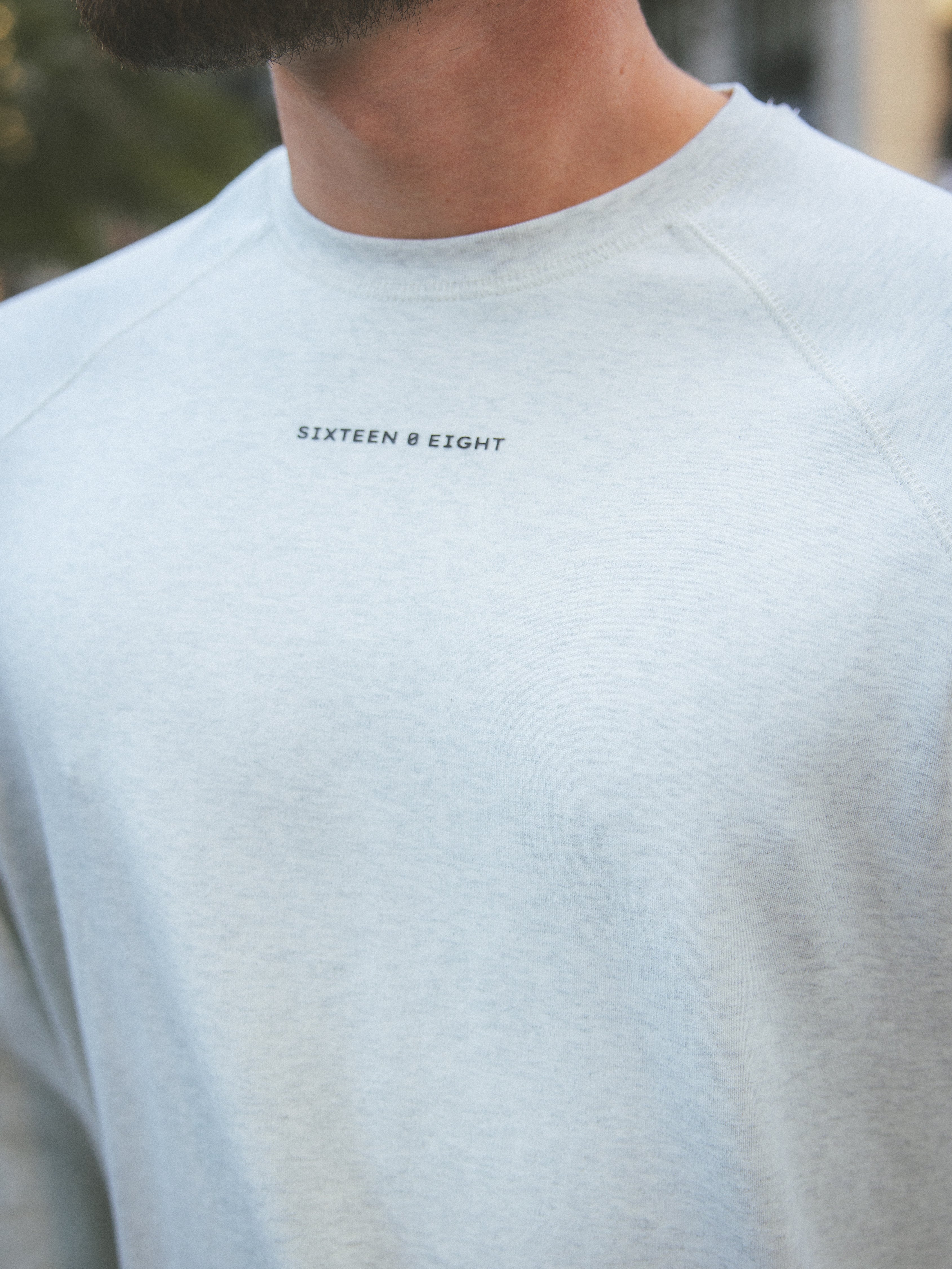 Light Grey Basic Oversized Longsleeve T-shirt