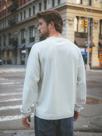 Light Grey Basic Oversized Longsleeve T-shirt