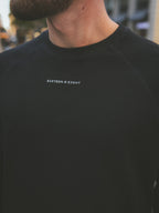 Black Basic Oversized Longsleeve T-shirt