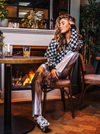 Black/ White Polo Sweater Sample