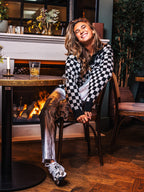 Black/ White Polo Sweater Sample