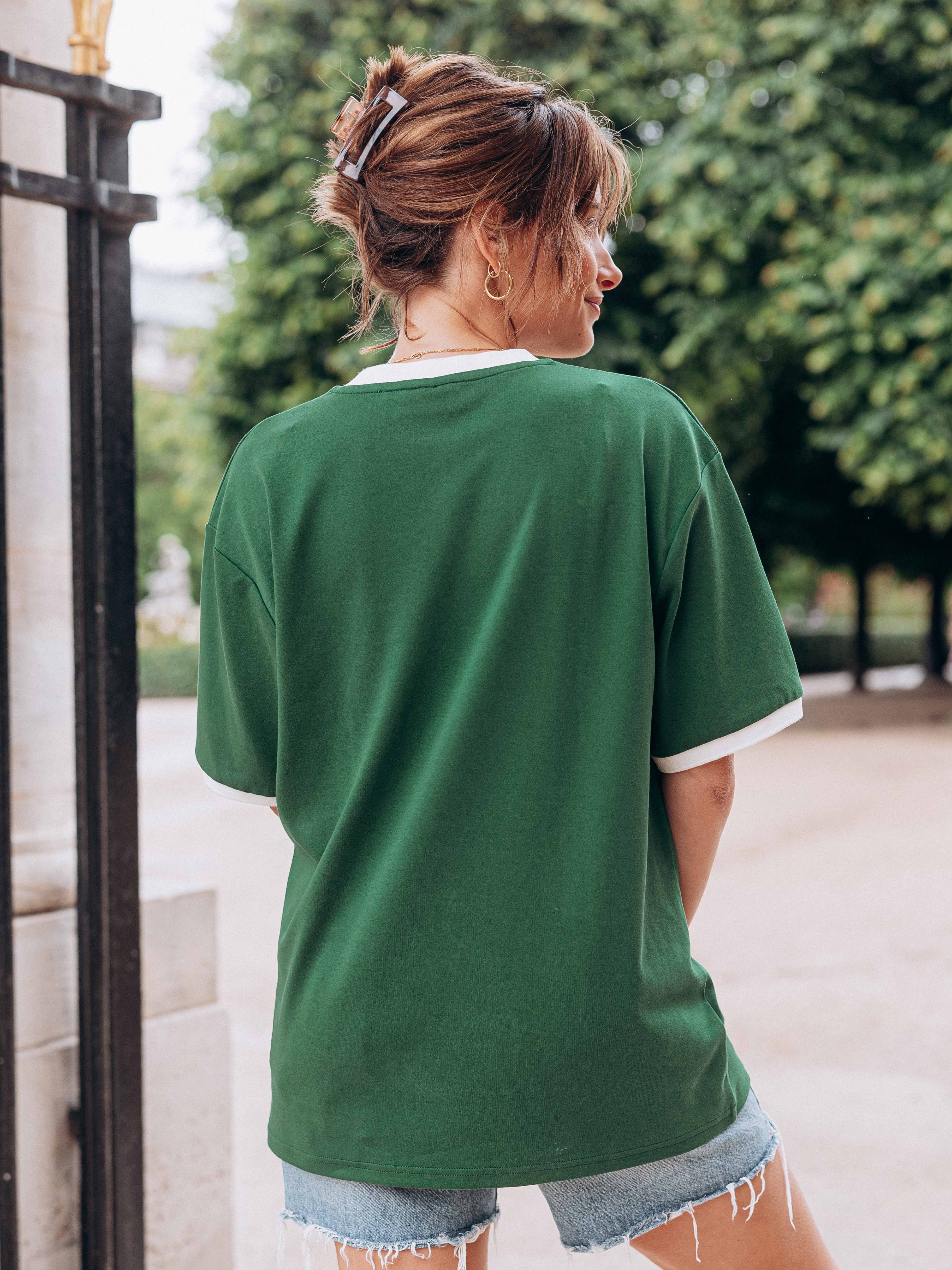 Paris T-shirt Green Sample