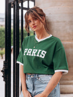 Paris T-shirt Green Sample