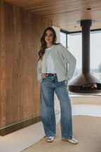 Grey Knit Cardigan Sample