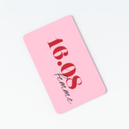 16.08 Damen-Geschenkkarte