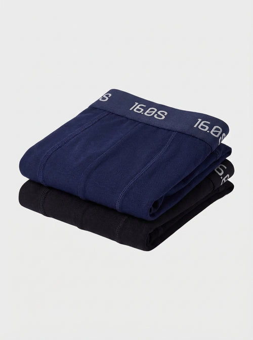 2er-Pack Boxershorts Schwarz 
