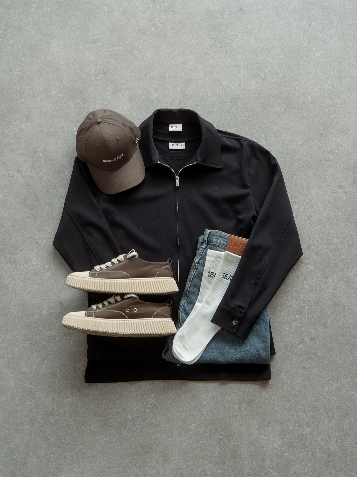 Braunes gemütliches Outfit