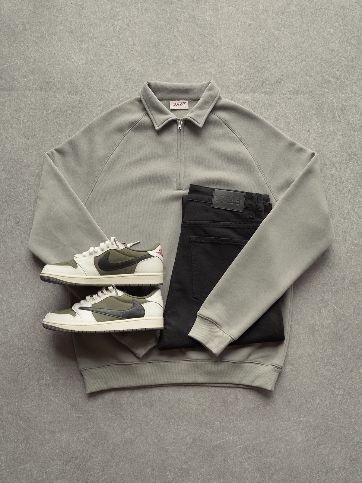 Hellgrünes Poloshirt-Outfit