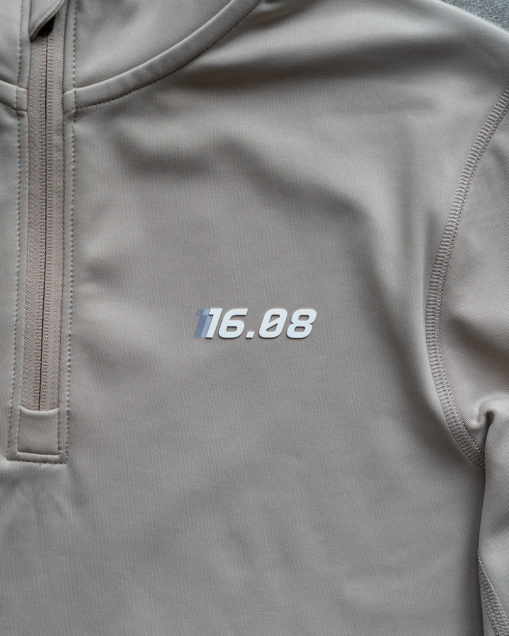 Sports Fleece Sweater Beige