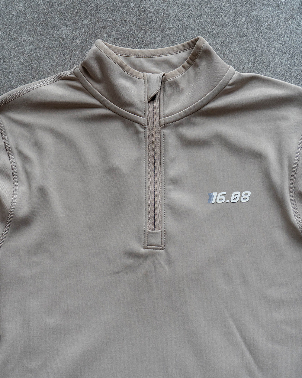 Sports Fleece Sweater Beige