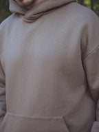Taupe Oversize-Hoodie