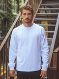 White Oversized Raglan Longsleeve