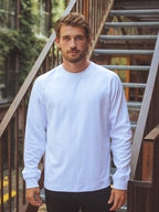 White Oversized Raglan Longsleeve
