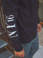 Navy NYC Oversized Longsleeve