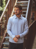 Grey Button Longsleeve