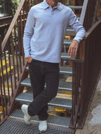 Grey Button Longsleeve
