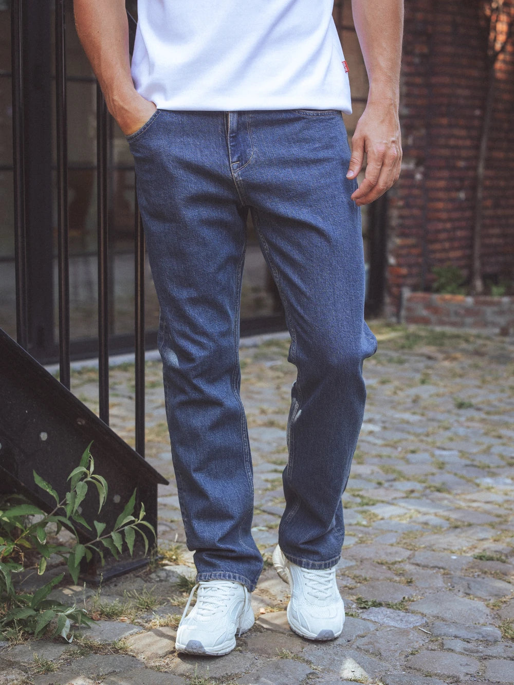 Dark Brown Stretch Denim Jeans