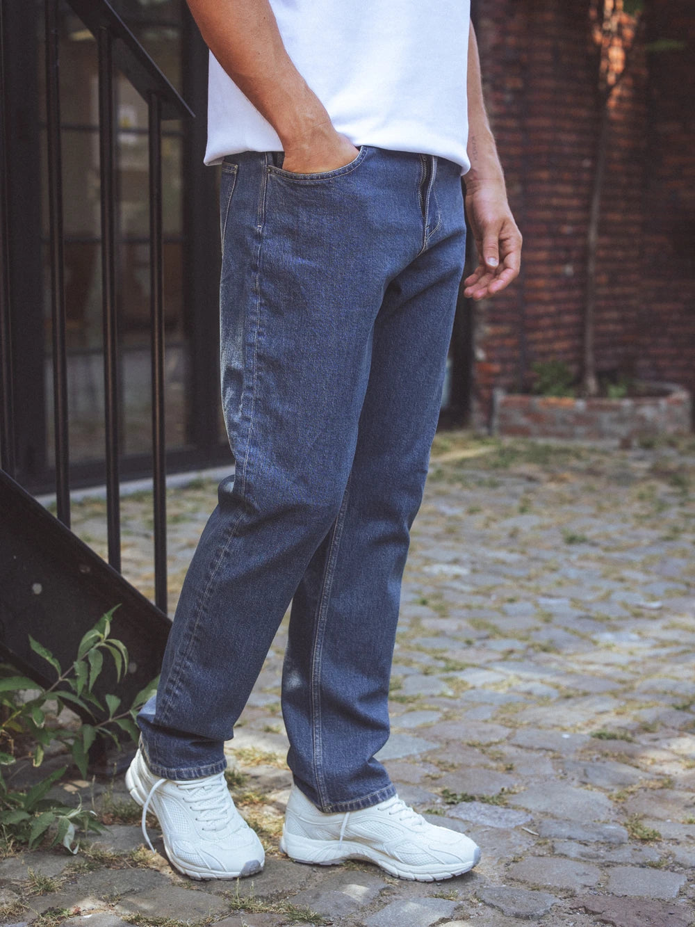 Dark Brown Stretch Denim Jeans