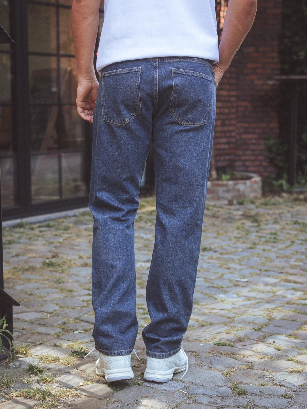 Dark Brown Stretch Denim Jeans