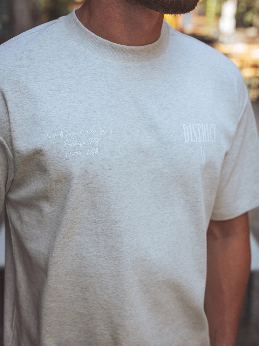 Light Grey District Oversized T-shirt