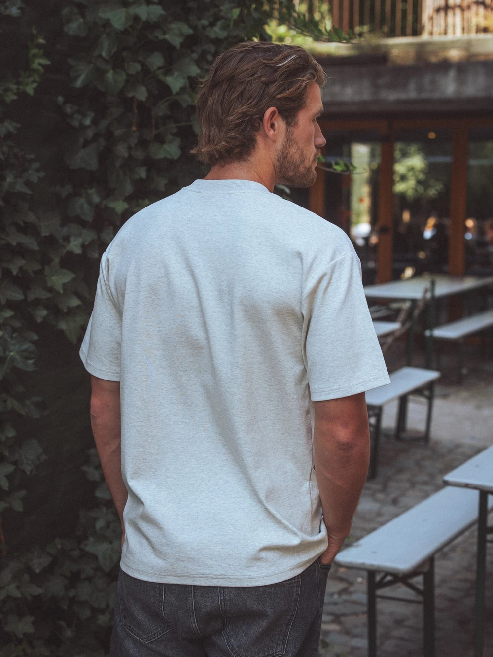 Light Grey District Oversized T-shirt