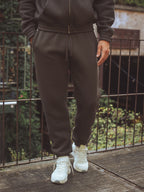 Donkerbruine joggingbroek