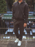 Donkerbruine joggingbroek