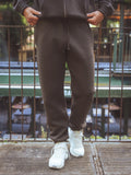 Donkerbruine joggingbroek
