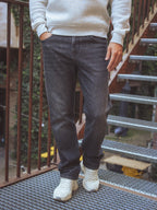 Off Black Stretch Denim Jeans