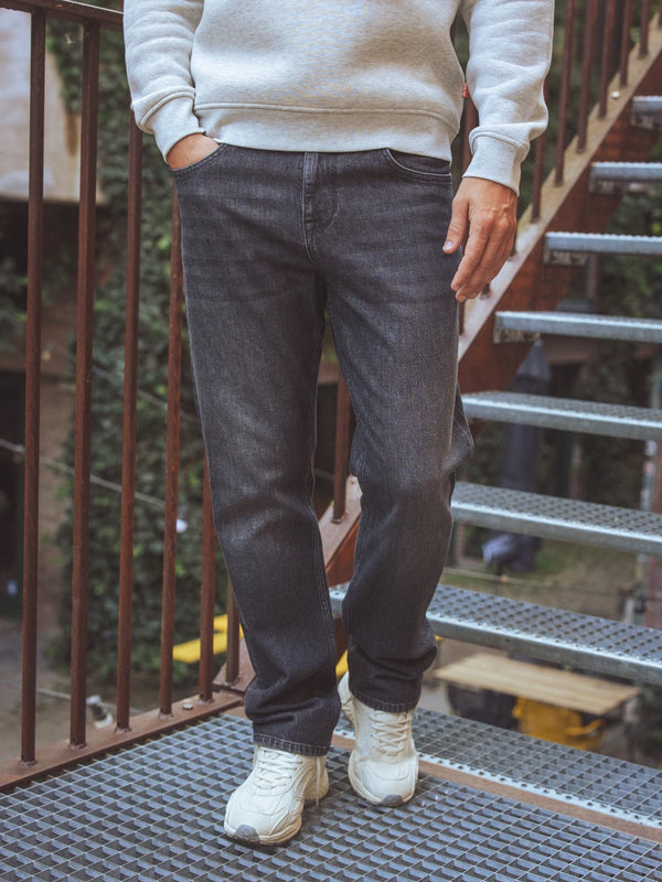 Off Black Stretch Denim Jeans