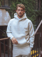 Melange Grey Oversized Hoodie