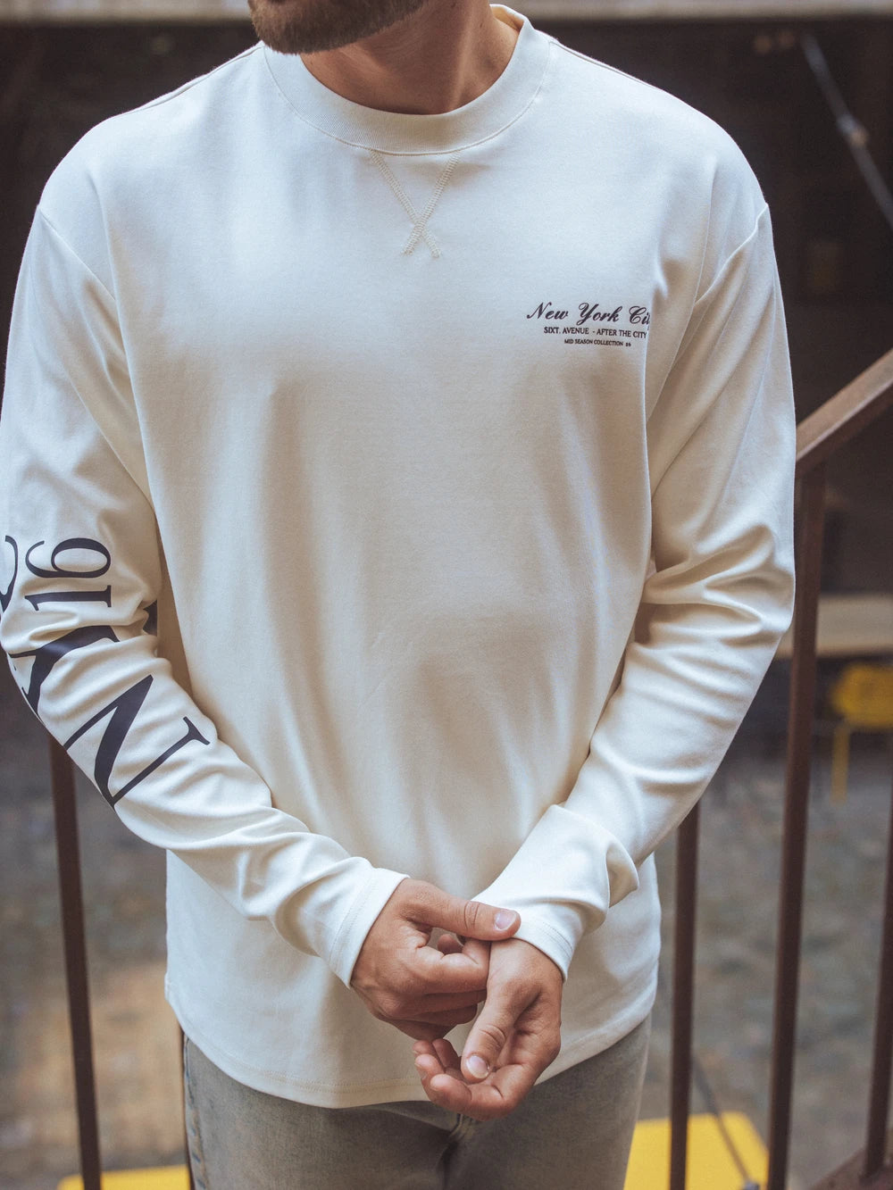 Creme NYC Oversized Longsleeve