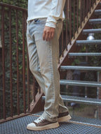 Light Washed Stretch Denim Jeans