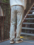 Light Washed Stretch Denim Jeans