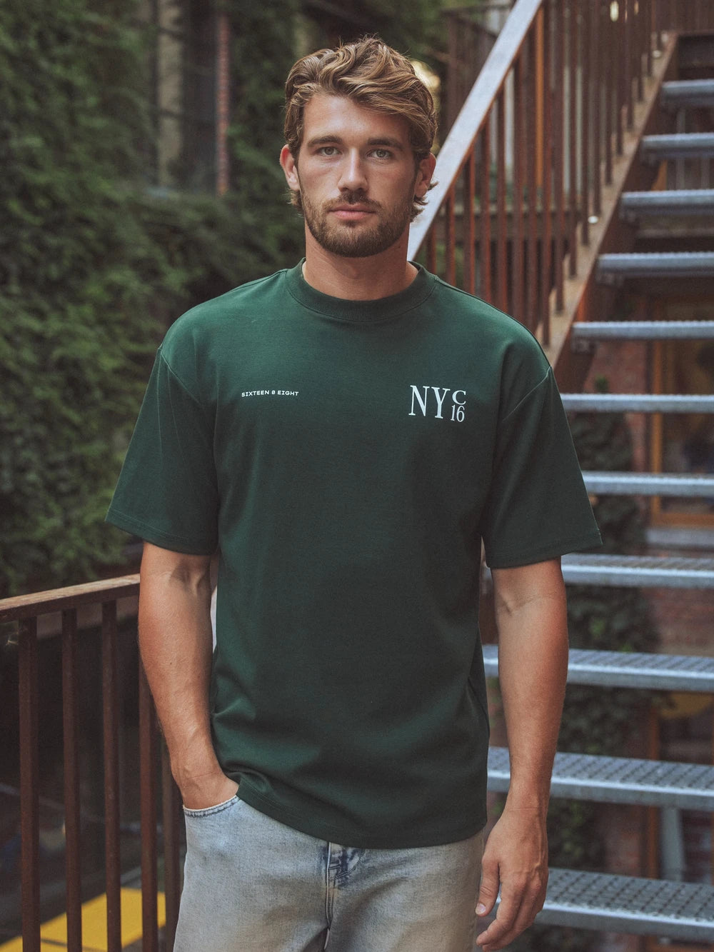 Green NYC Oversized T-shirt