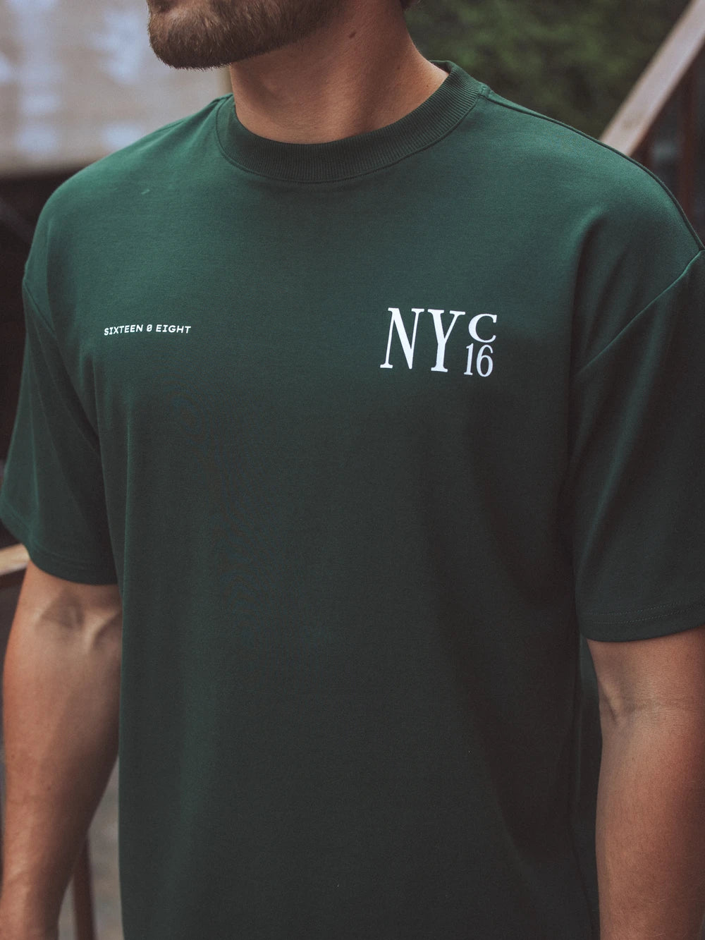 Green NYC Oversized T-shirt