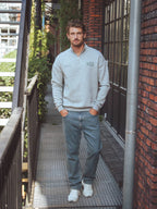 Grey NYC Halfzip Oversized Sweater