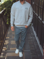 Grey NYC Halfzip Oversized Sweater