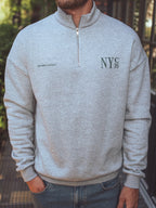 Grey NYC Halfzip Oversized Sweater