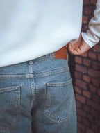 Comfy Brown Stretch Denim Jeans